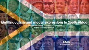 Multilingualism and modal expressions in South Africa