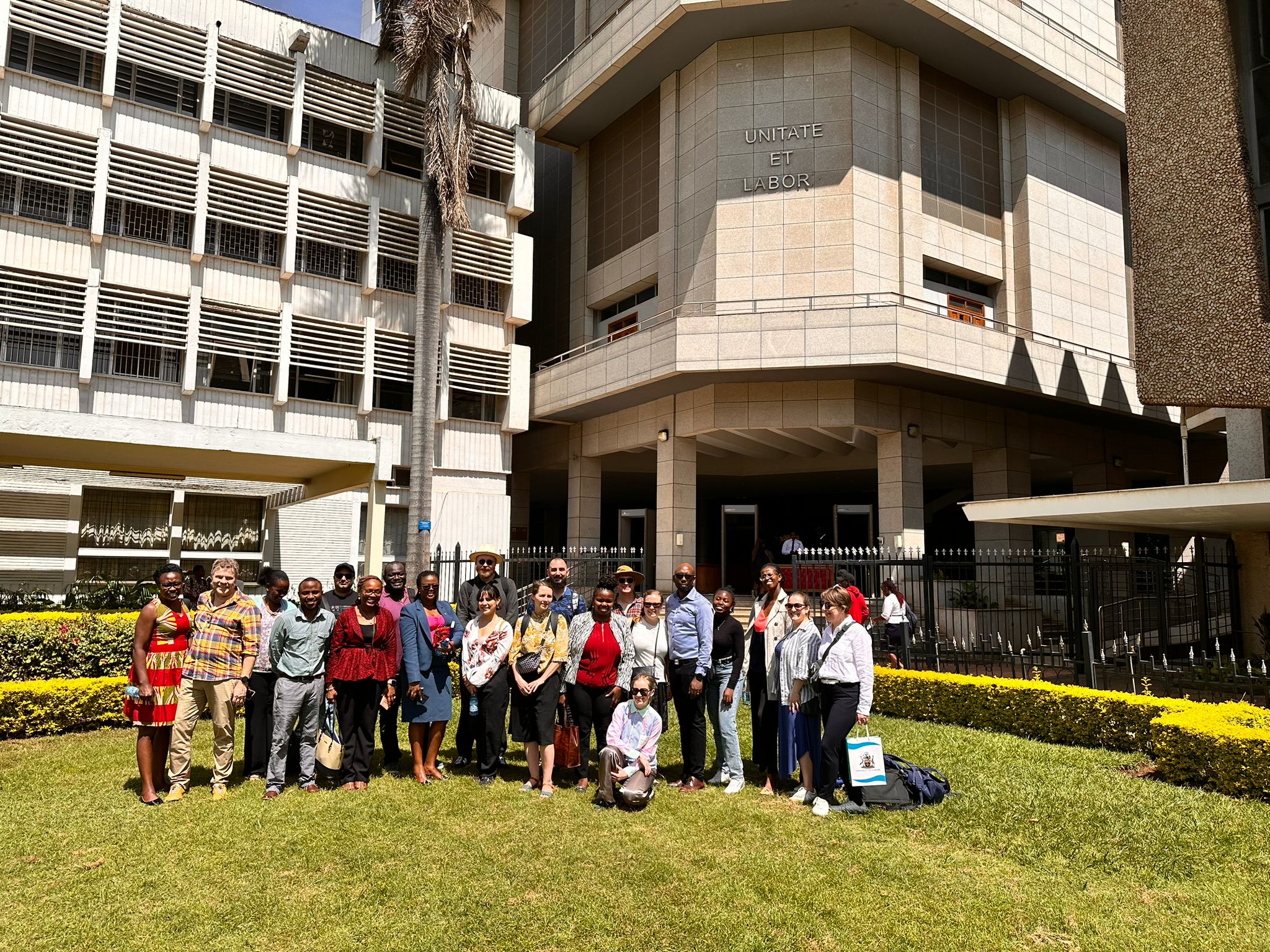 The ECC team at the University of Nairobi Main Campus. 