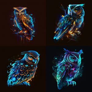 AI generated owl