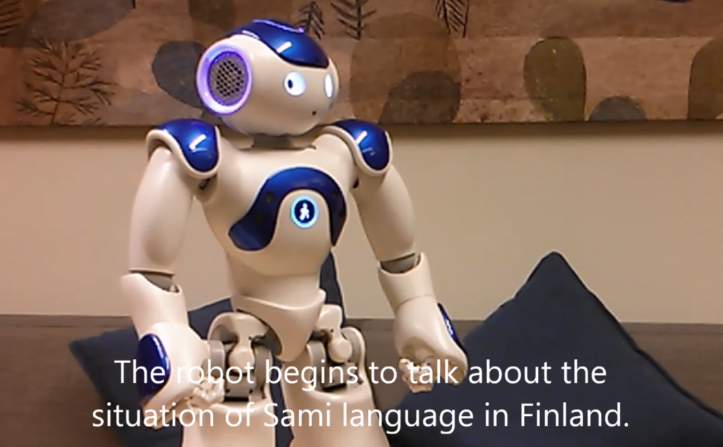 Sami-speaking robot