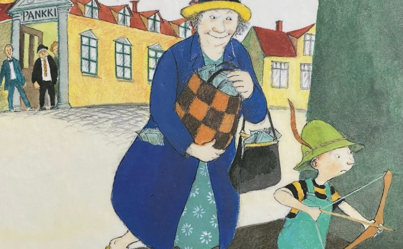 Mummun kaikki rahat – lastenkirja iäkkään äkillisestä sekavuudesta