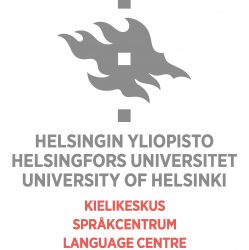 Kielikeskuksen logo kolmella kielellä