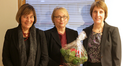 Three professors: Anna Mauranen, Irma Taavitsainen and Minna Palander-Collin