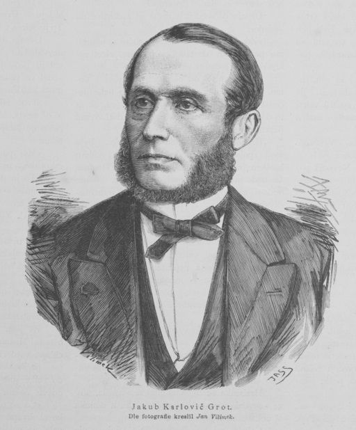 Jakov Grot vuonna 1882. Kuva: Wikimedia Commons.