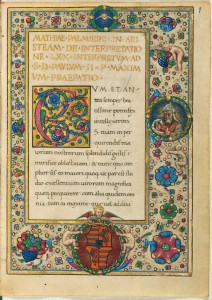 Wikipedia commons. Manuscript BSB Clm 627, Latin translation of the letter of Aristeas, ca. 1480