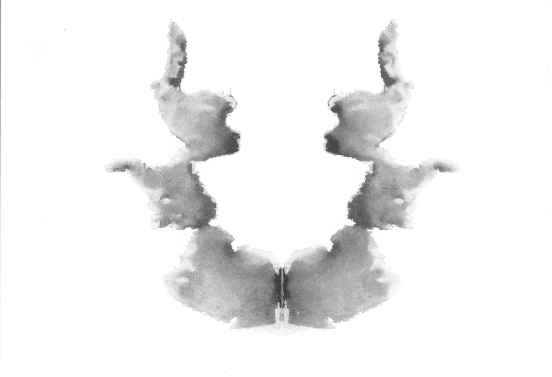 Rorschach-testin kuva numero 7. Näetkö kaneja, ihmisiä vai sukupuolielimet?