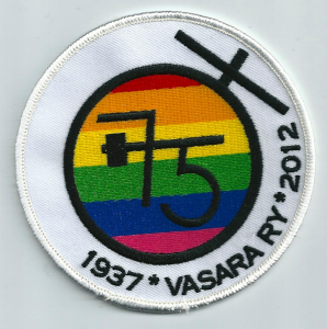 VASARA RY 75-juhlamerkki