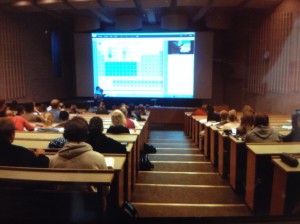 Hybrid lecture in Viikki
